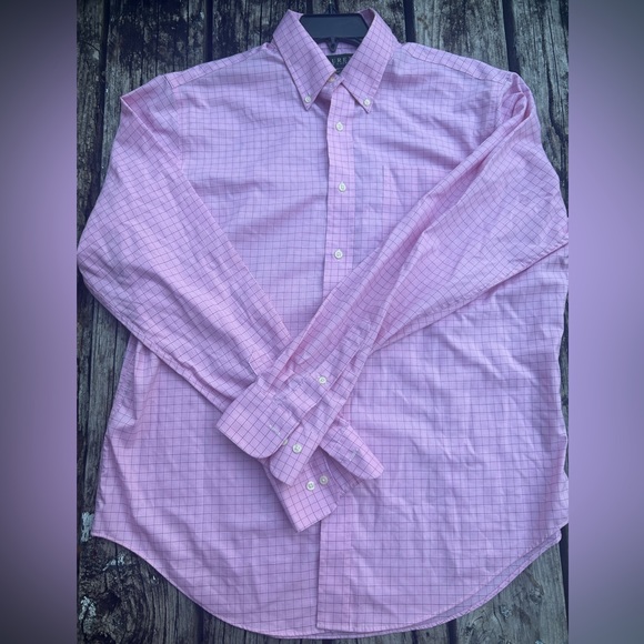 Lauren by Ralph Lauren Mens Long Sleeve Button Down Classic Fit Noniron Shirt - Picture 4 of 5